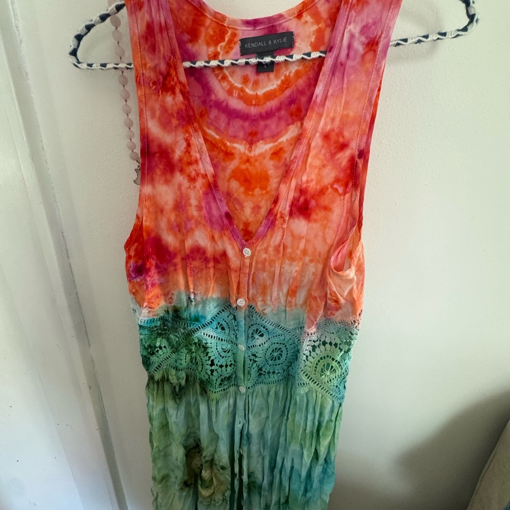 Kendall & Kylie Multicolor Sleeveless Dress